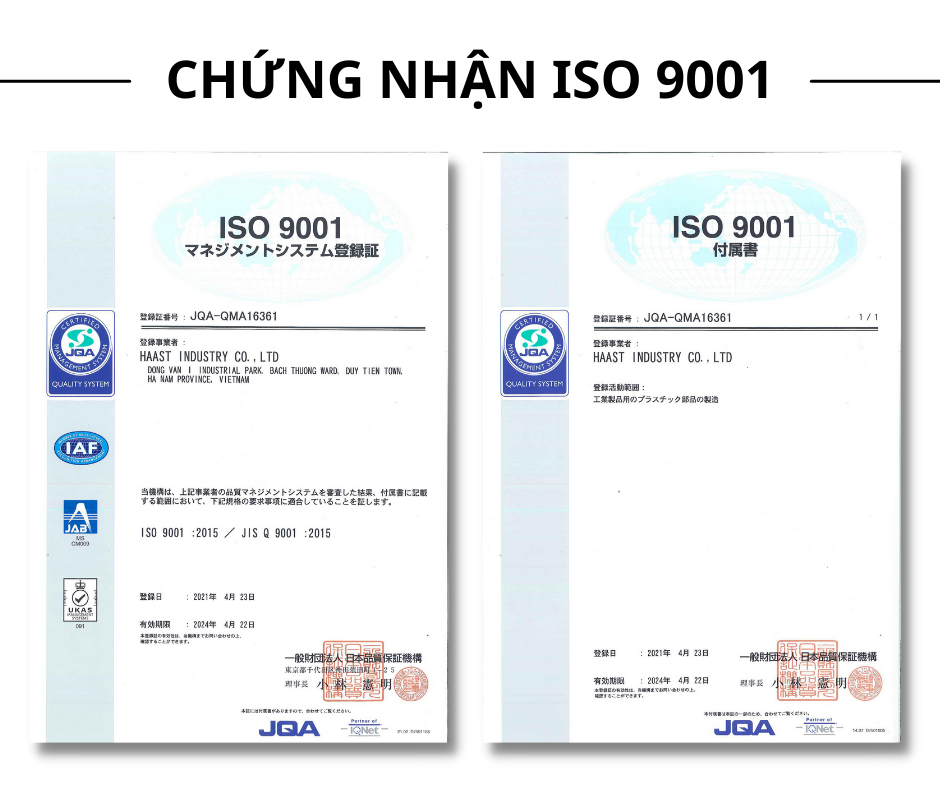 ĐÀO TẠO TIÊU CHUẨN ISO 9001 TẠI HAAST VIỆT NAM