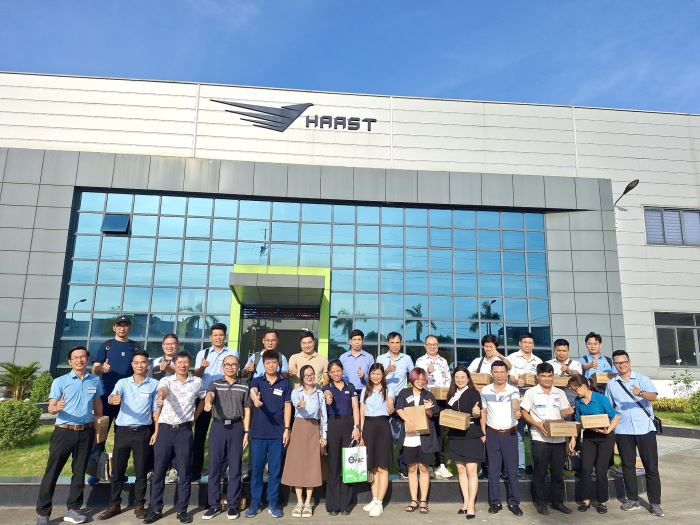 ĐOÀN HIỆP HỘI CÔNG NGHIỆP HỖ TRỢ VIỆT NAM (VASI) ĐẾN THĂM NHÀ MÁY HAAST