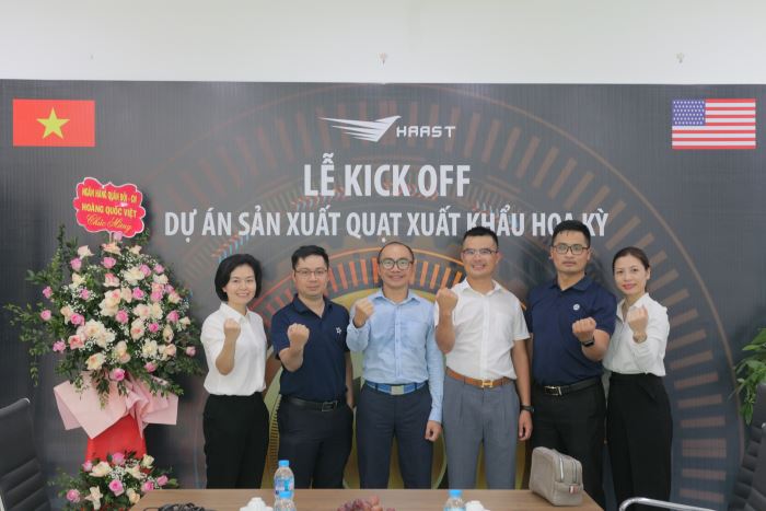 KICK OFF DỰ ÁN SẢN XUẤT QUẠT XUẤT KHẨU HOA KỲ